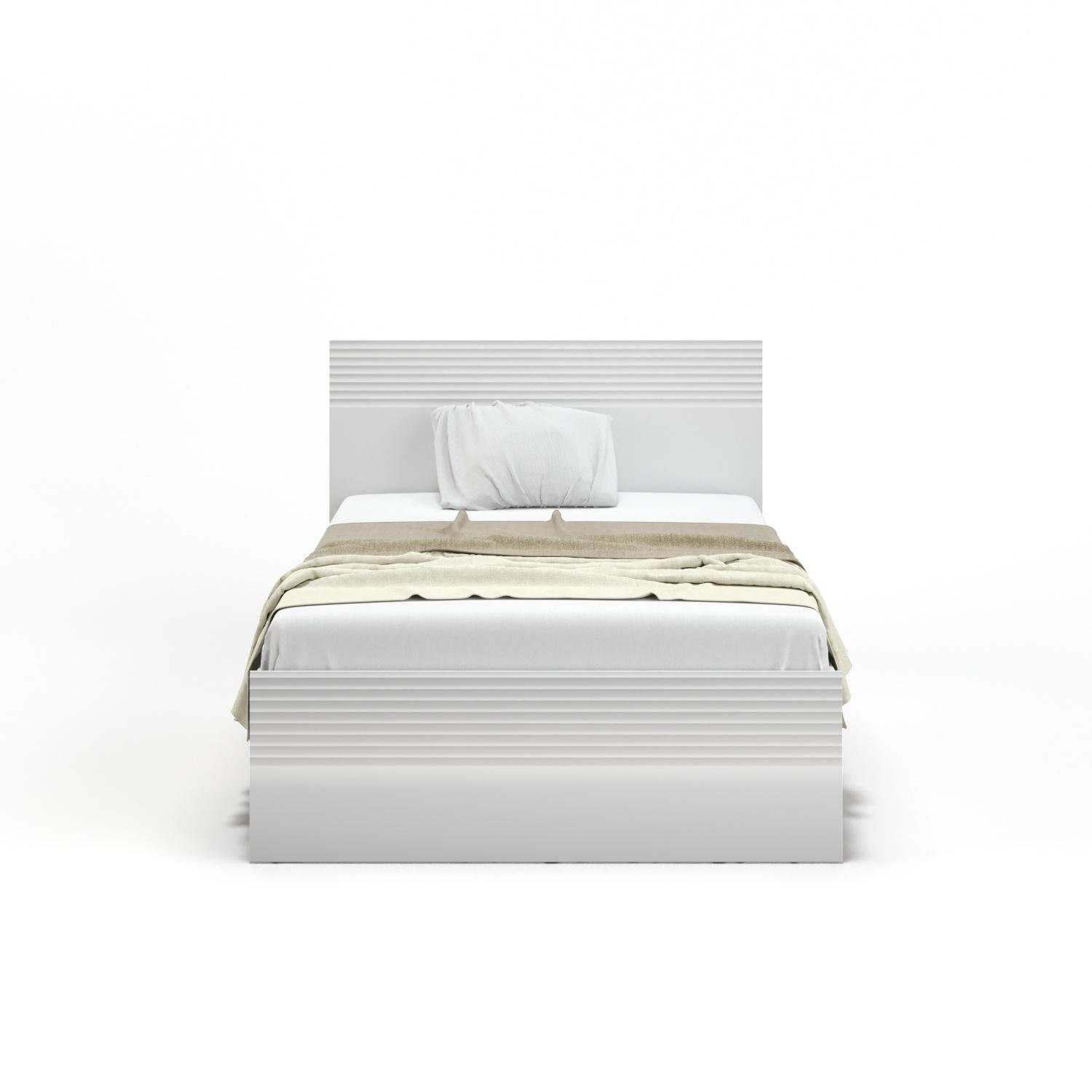 Белые глянцевые кровати от производителя