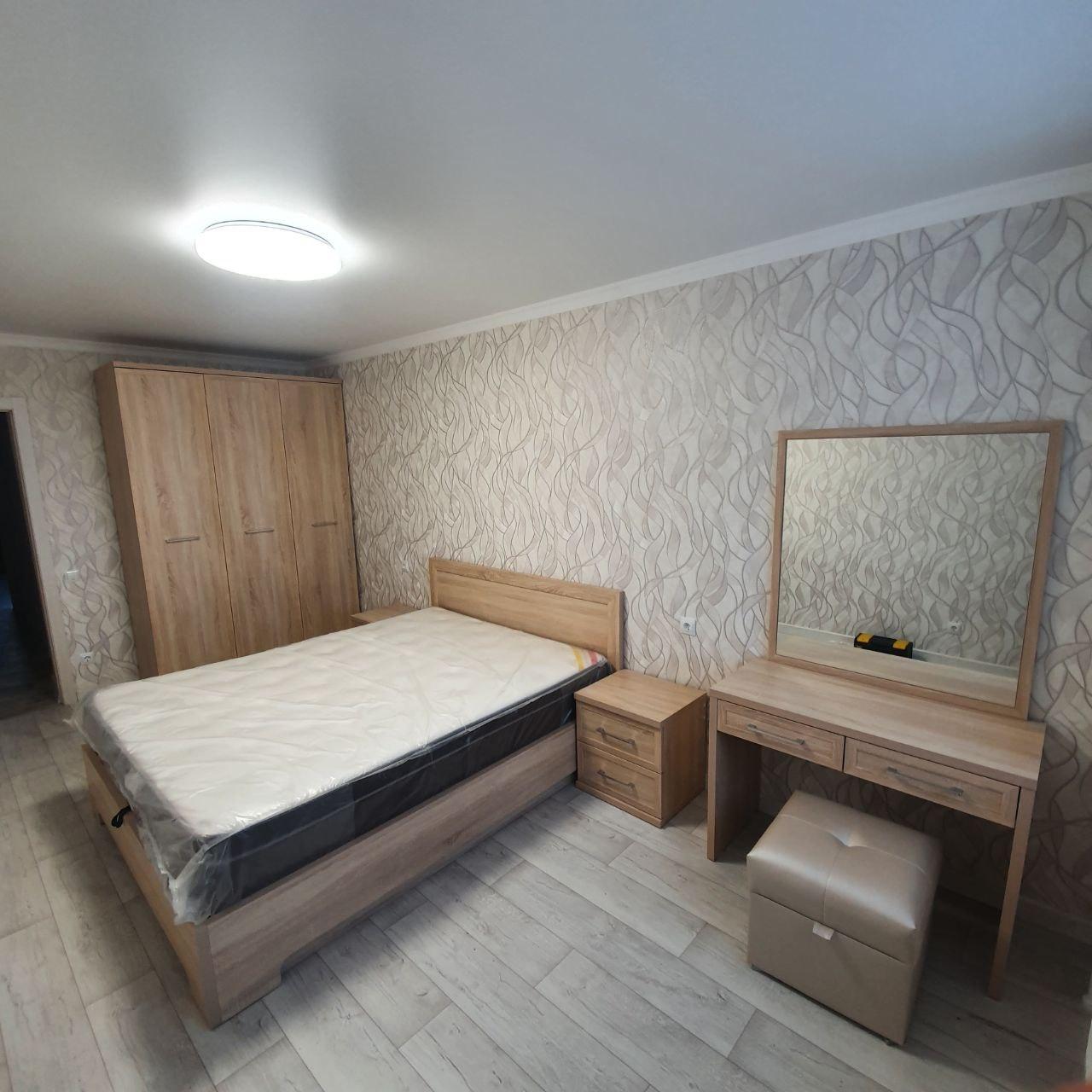 Двуспальная кровать "Мальта" 160 х 200 с ортопедическим основанием цвет сонома