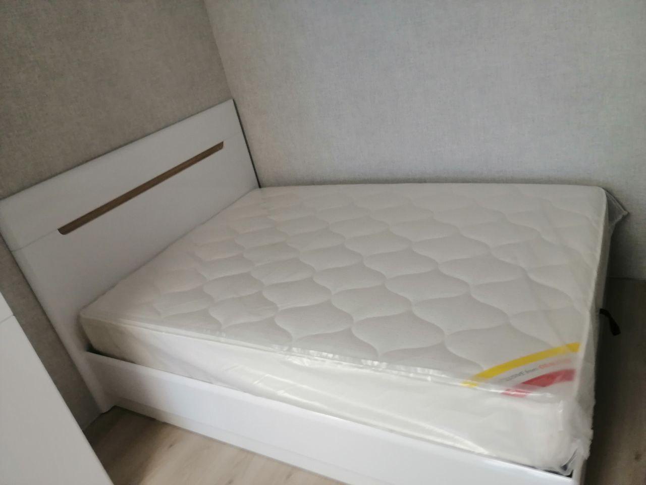 Односпальная кровать "Парма" 90 х 200 с подъемным механизмом цвет белый/сонома