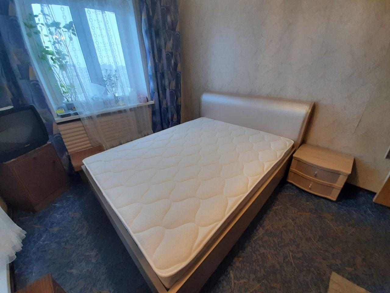 Двуспальная кровать "Барселона" 160 х 200 с ортопедическим основанием цвет сонома / punto 06