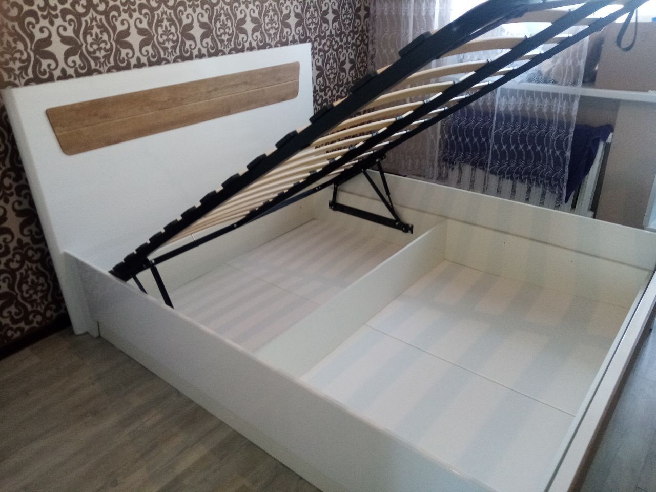 Двуспальная кровать "Бланка" 140 х 190 с подъемным механизмом