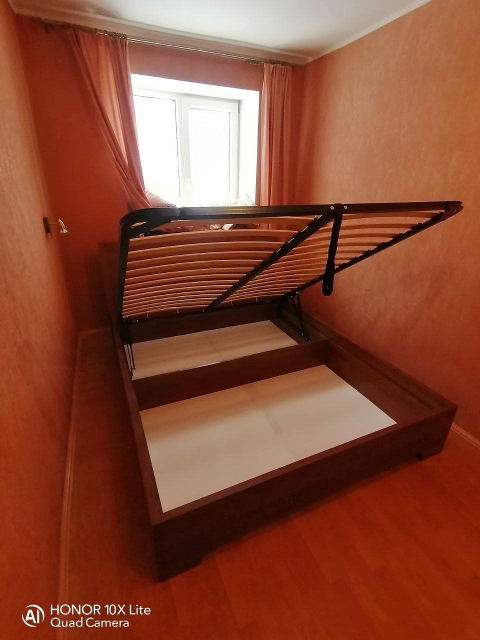 Двуспальная кровать "Мальта" 160 х 190 с ортопедическим основанием цвет сонома