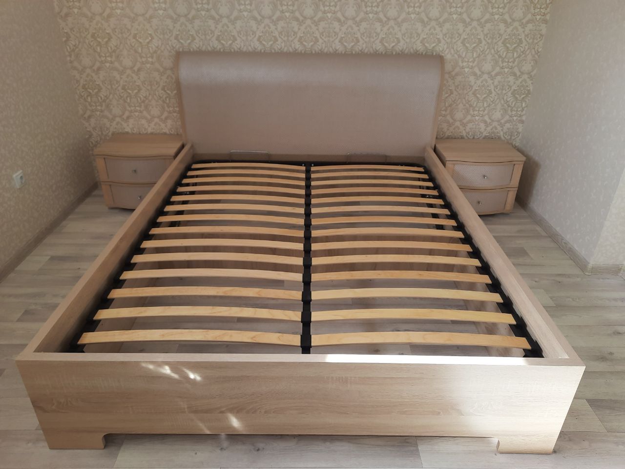 Двуспальная кровать "Барселона" 160 х 200 с ортопедическим основанием цвет венге / punto 19660