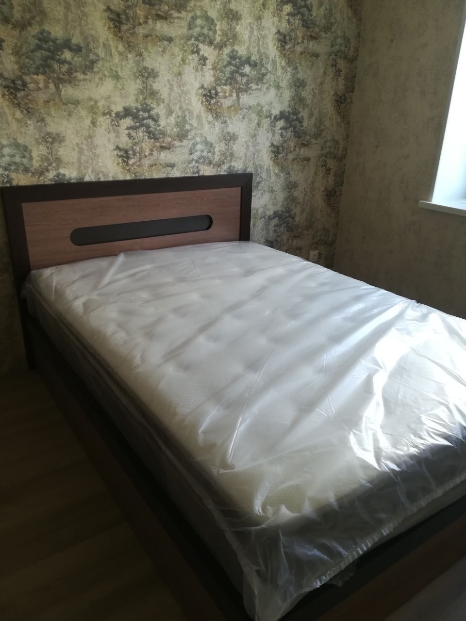 Полутораспальная кровать "Альба" 120 х 190 с подъемным механизмом цвет бодега