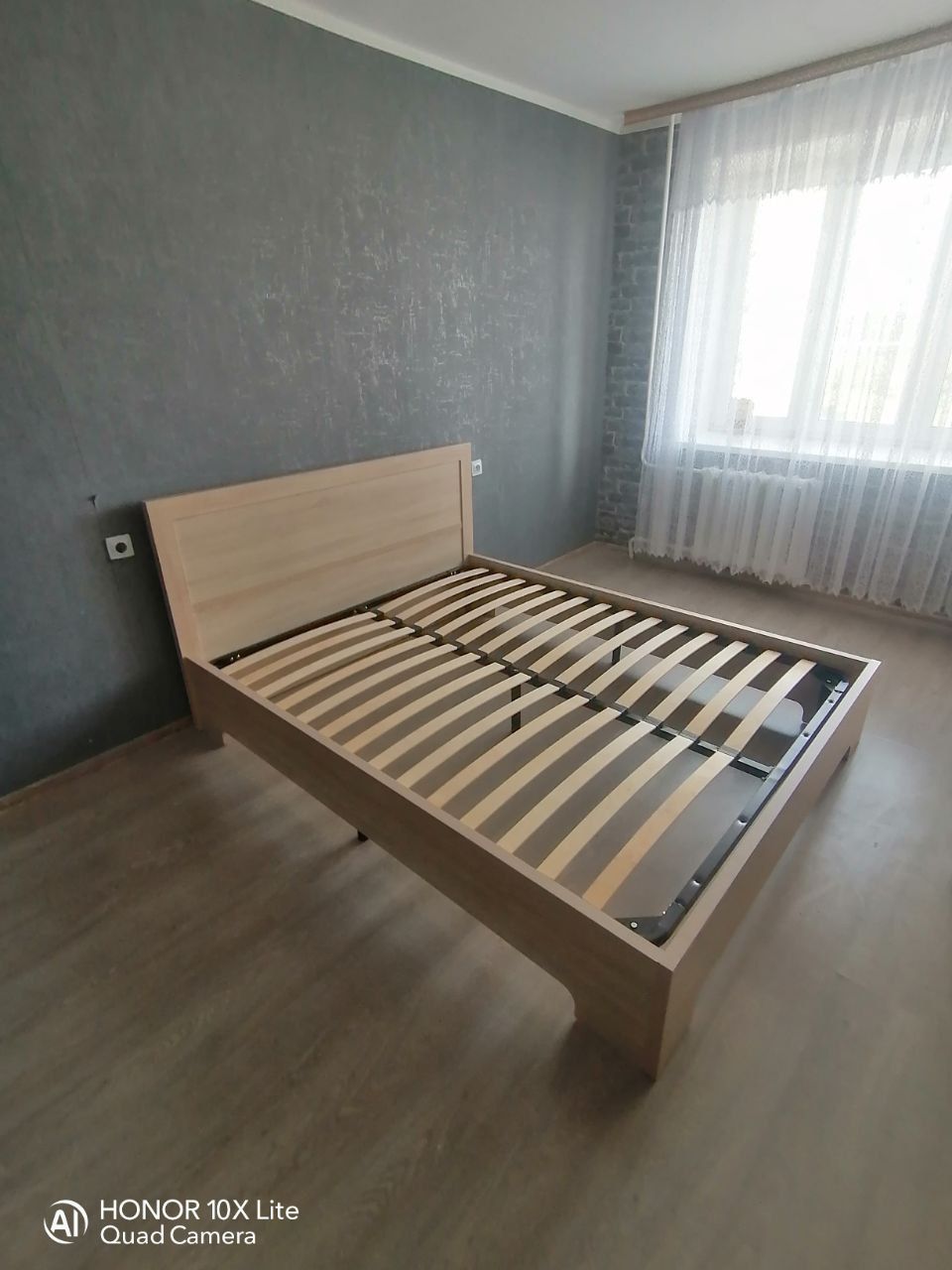 Двуспальная кровать "Мальта" 180 х 190 с ортопедическим основанием цвет сонома